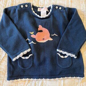 Janie and Jack by Lafayette girls pullover sweater (6 - 12 months)